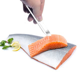 stainless Fish scales Scraping Graters Fast Remove Fish Cleaning Peeler Scraper fish bone tweezers