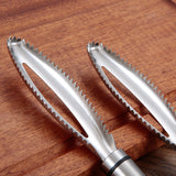 stainless Fish scales Scraping Graters Fast Remove Fish Cleaning Peeler Scraper fish bone tweezers