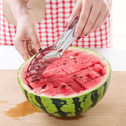 Stainless Steel Watermelon Slicer Kitchen Cantaloupe pitaya papaya cutter Knife