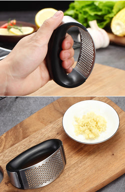 Stainless Steel Garlic Press Manual Garlic Grinder Grater Ginger Press