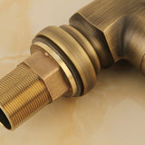 Antique Brass Kitchen Faucet 360 Swivel Bathroom Basin Sink Mixer Tap Crane Home